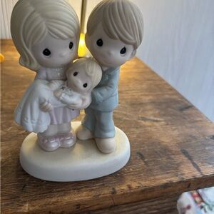 Precious Moments Charming Family Figurine in Cream and Tan